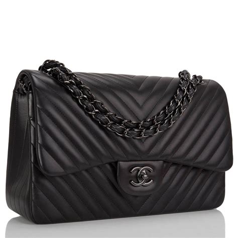 chanel chevron black imitation buy online